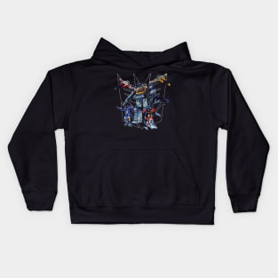 Masterpiece Soundwave and Cassettes Kids Hoodie